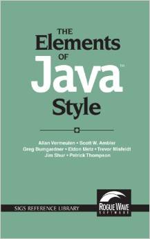 Cover of Java Style book