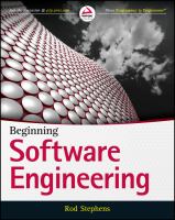 Cover of Beginning Software Engineering