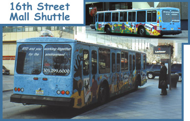 Painted Public Bus