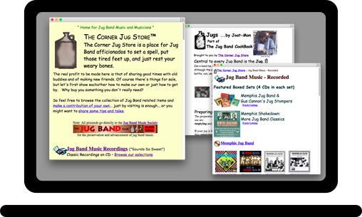 Corner Jug Store display